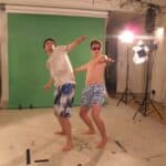 Sean and Jamie surfing!