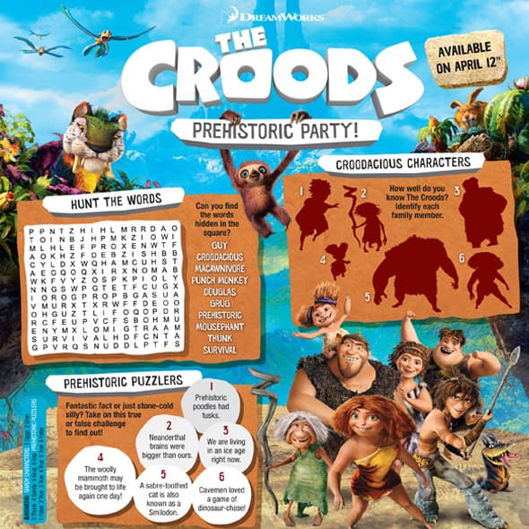 Croods-Activity