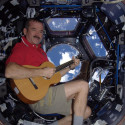 Astronaut Chris Hadfield makes his own music video in space!