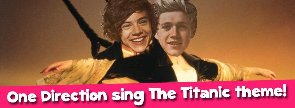 One Direction sing Celine Dion’s tune ‘My Heart Will Go On’ (AKA The Titanic theme song) live in Berlin!
