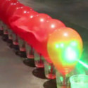 Fun Clip! Laser Destroys Balloons