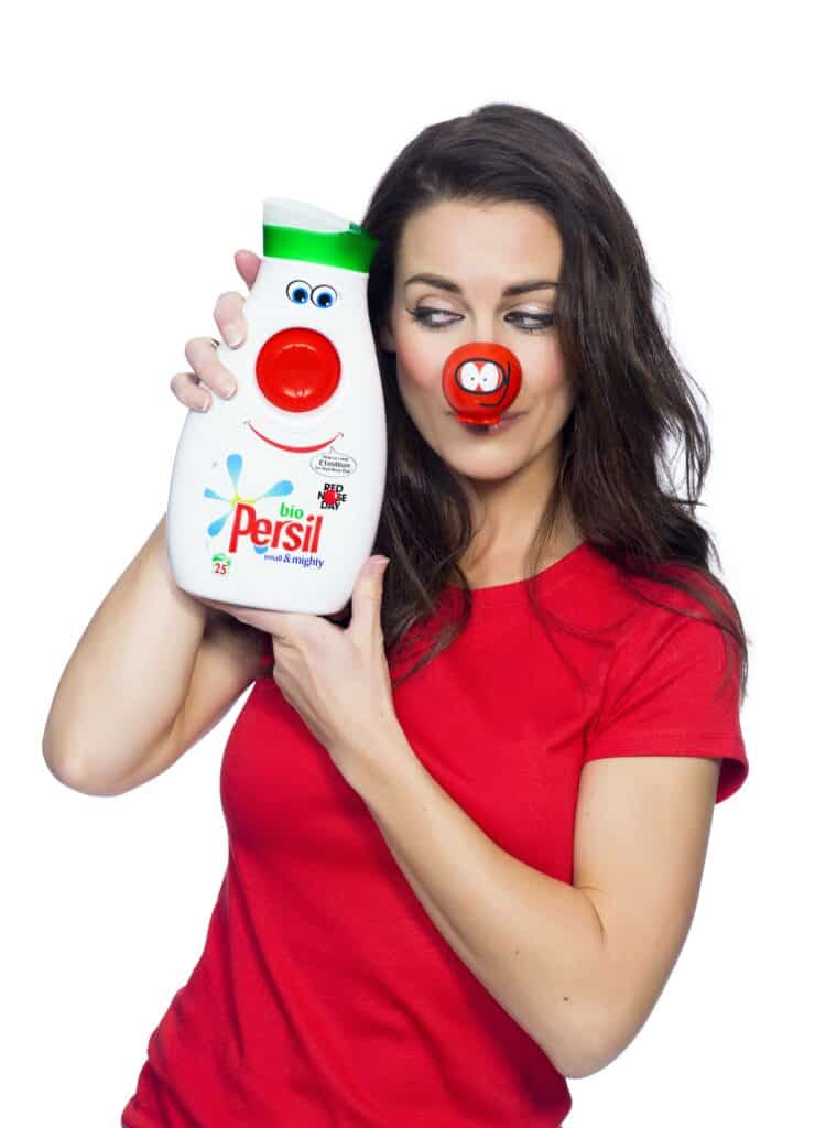 To celebrate Persil’s new limited edition Red Nose Day bottle,
