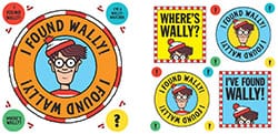 I found Wally stickers