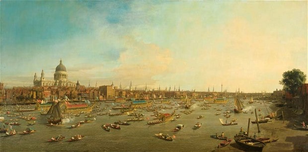 Canaletto-River-Thames-on-Lord-Mayors-Day-1746