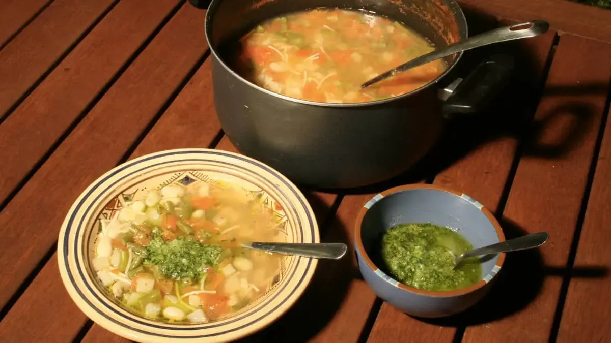 Fun Cooking: Soup Au Pesto!