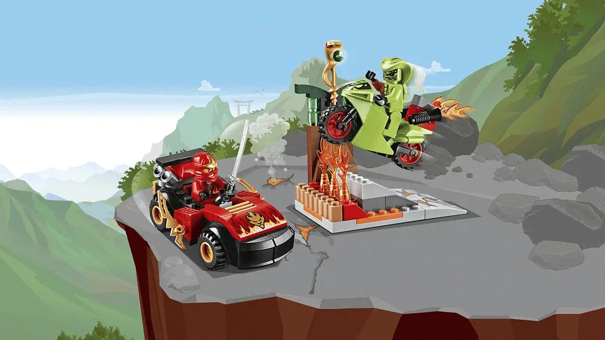 Check out LEGO® Juniors NINJAGO™ Snake Showdown!