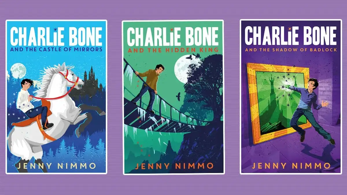 Check out the Charlie Bone books by Jenny Nimmo!