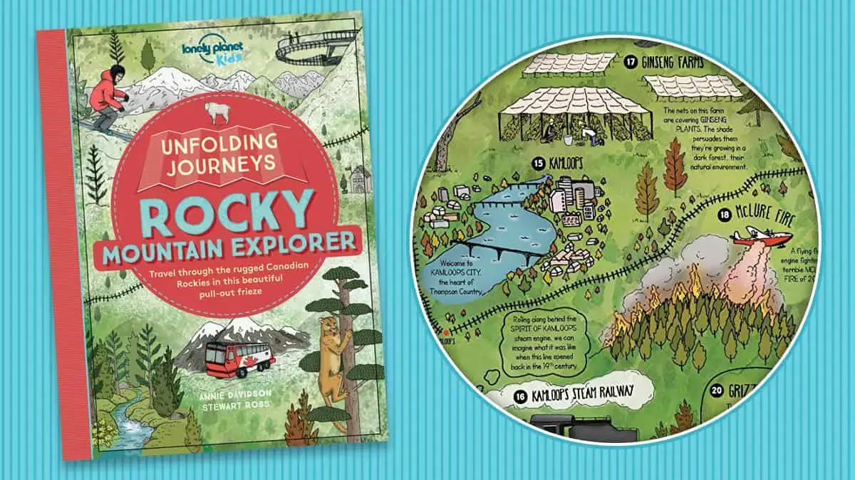 Unfolding Journeys: Rocky Mountain Explorer fold-out book from Lonely Planet Kids is out now!
