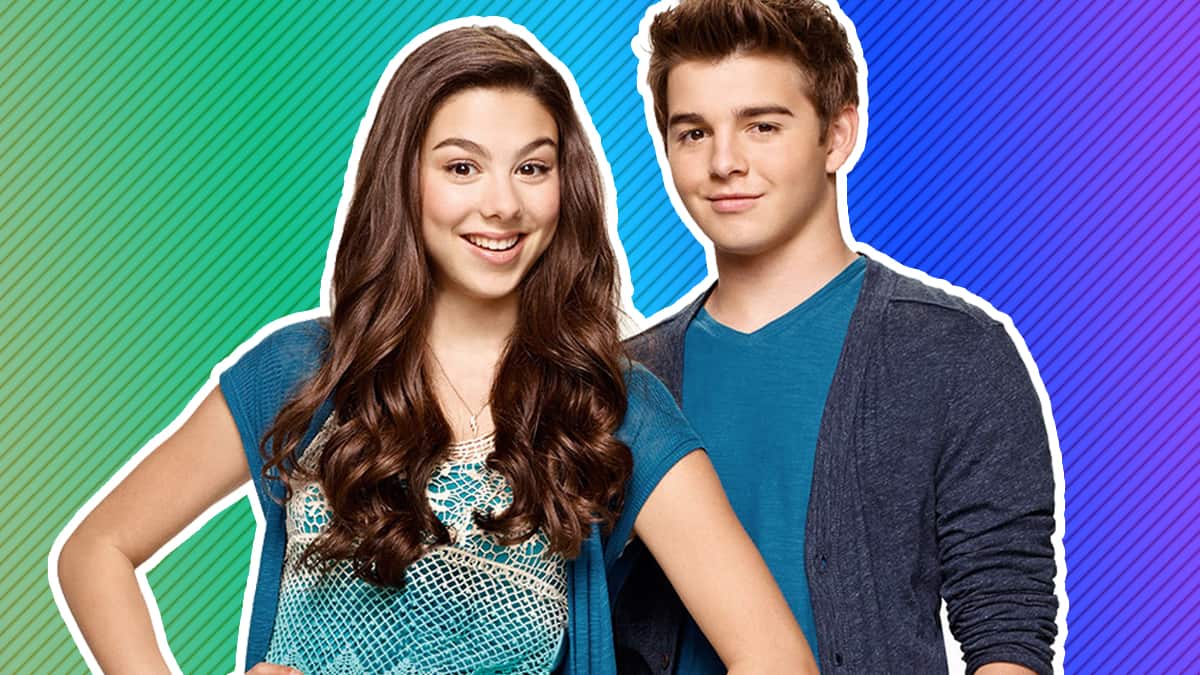 Kira Kosarin and Jack Griffo from The Thundermans on the Fun Kids Weekly fr...