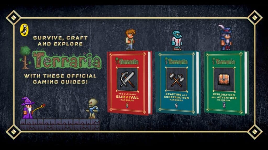 Check out the three official Terraria Handbooks! Fun Kids the UK's