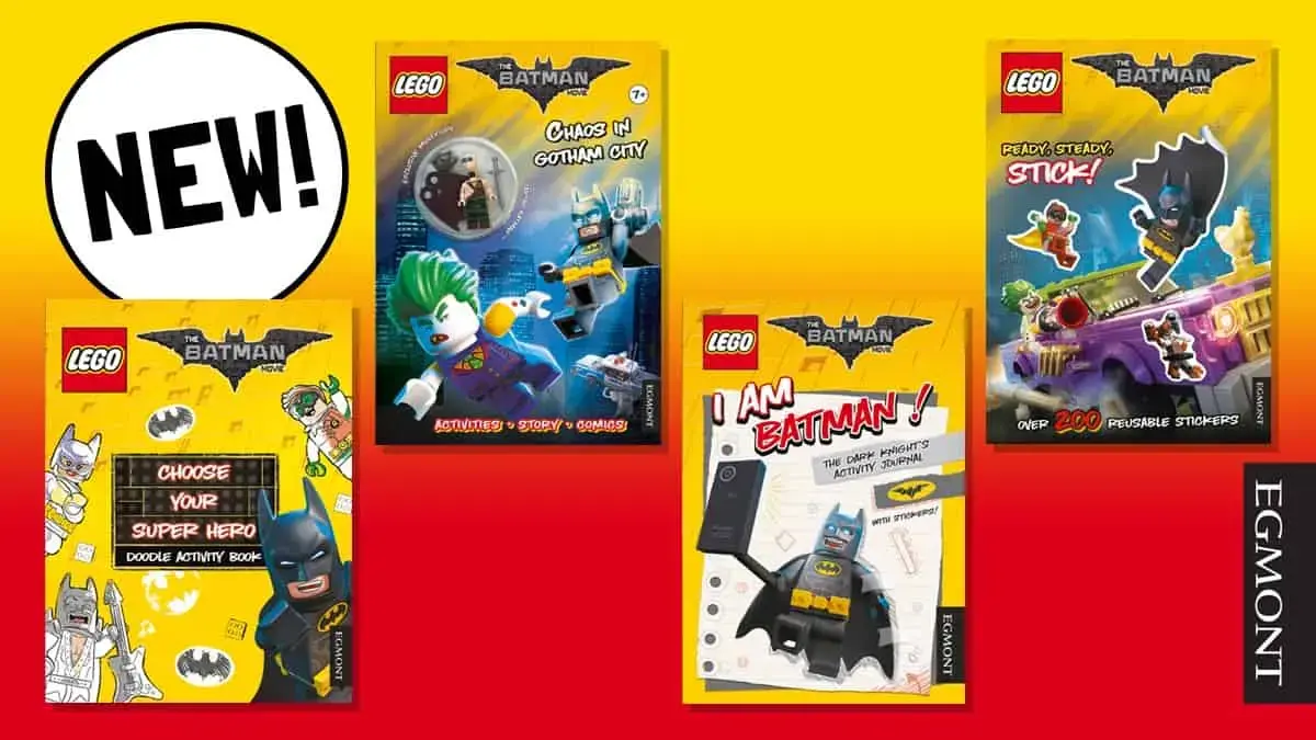 See the four new <i>LEGO® The Batman Movie</i> activity books!