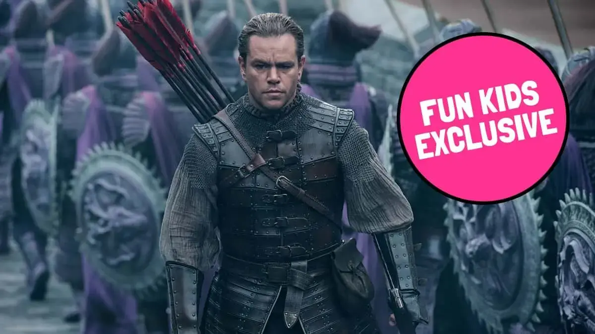 Watch Fun Kids exclusive clip from The Great Wall movie starring Matt Damon!