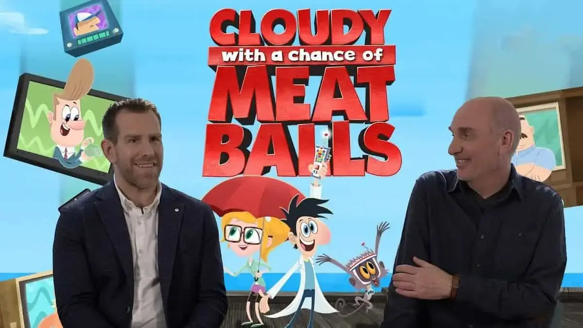 Alex Galantis and Mark Evestaff, creators of Cloudy with a Chance of Meatballs