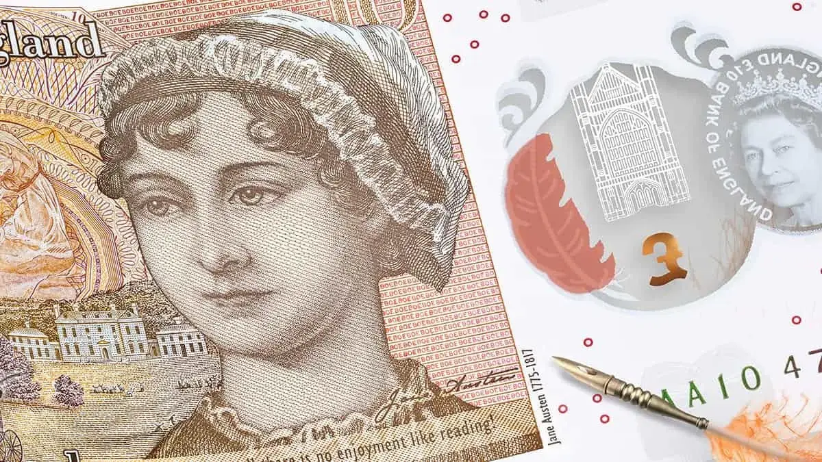The Polymer £10 Note: Who is Jane Austen?