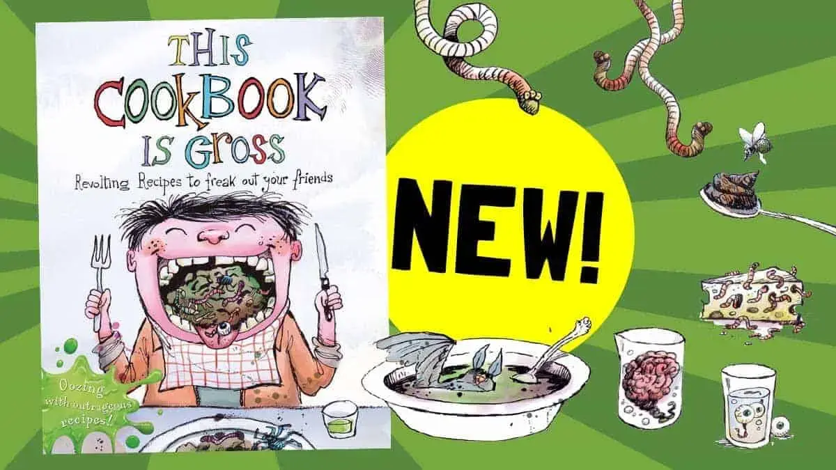 This Cookbook is Gross: Revolting recipes to freak out your friends from QED Publishing is packed with gross but delicious recipes!