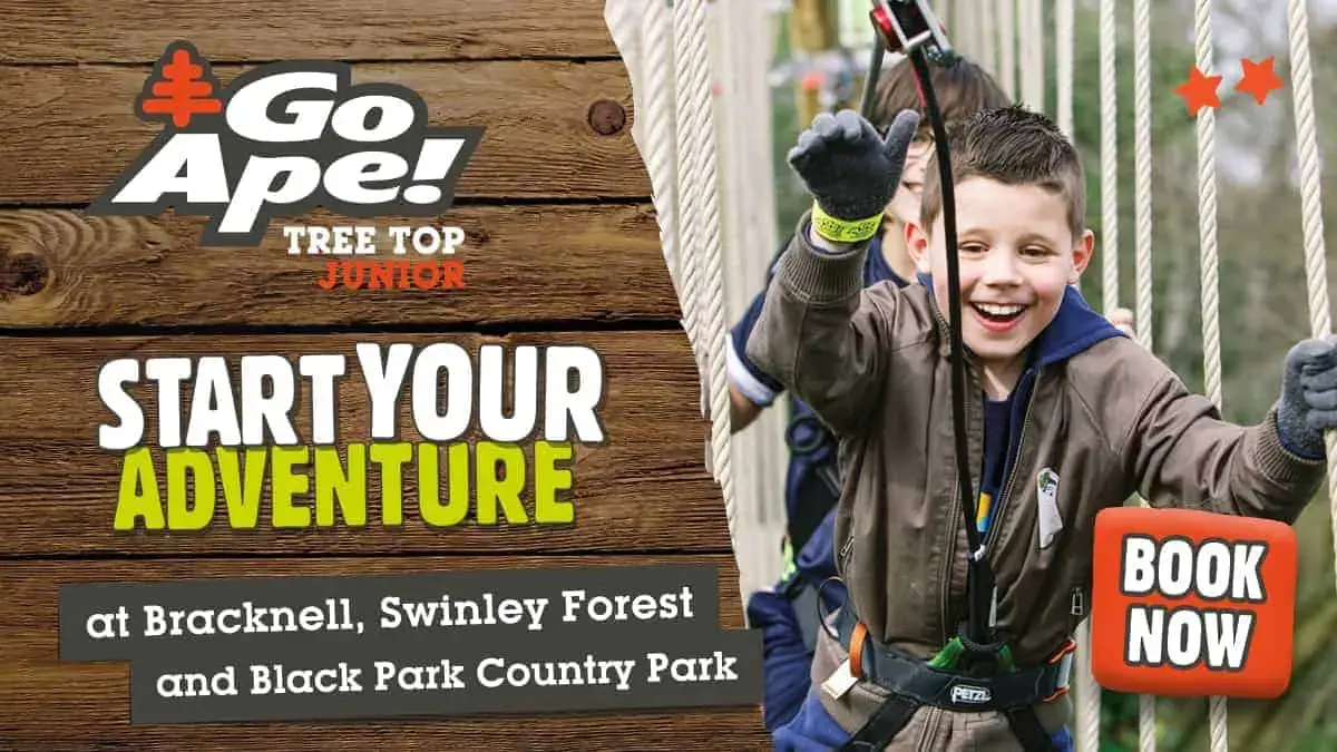 Check out Go Ape at Bracknell and Black Park this Easter holiday!