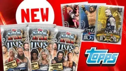 Check out the brand new trading card collection from Topps, Slam Attax Live!