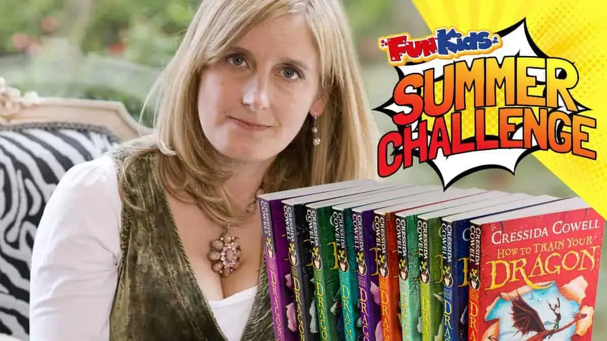 How To Train Your Dragon and Wizards of Once author Cressida Cowell sets a Fun Kids Summer Challenge!