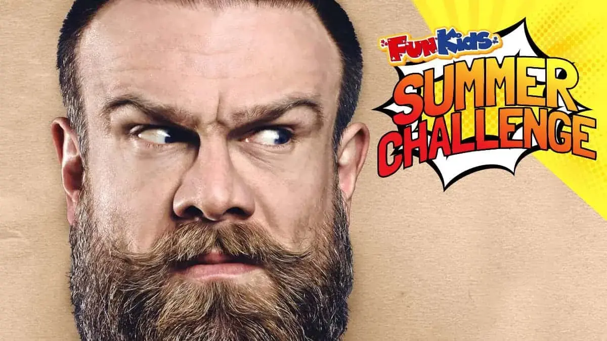 Author and funnyman Olaf Falafel sets a Fun Kids Summer Challenge: How well can you parp?