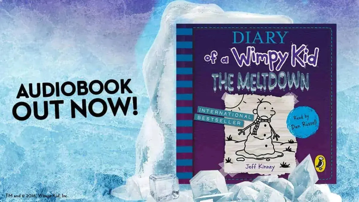 Diary of a Wimpy Kid: The Meltdown, available right now as an audiobook!