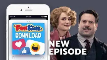 Dan Fogler, Alison Sudol, Stephen Mulhern and Simon Lipkin on the Fun Kids Download podcast!