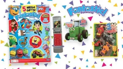 Check out Fantastic Funworld Magazine available in all good newsagents!