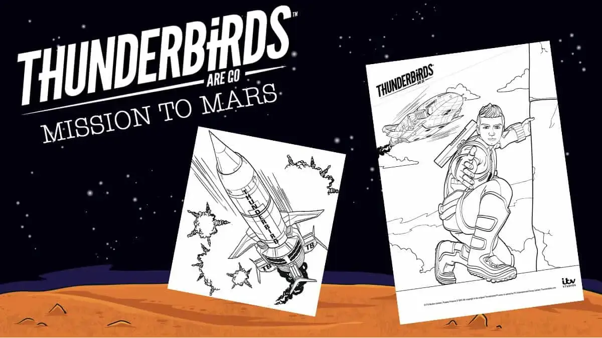 Colour In With Thunderbirds Are Go!