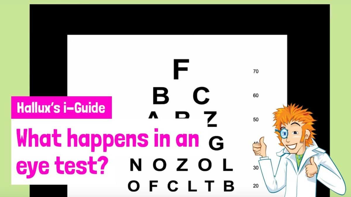 Hallux's iGuide What Happens in an Eye Test? Fun Kids the UK's