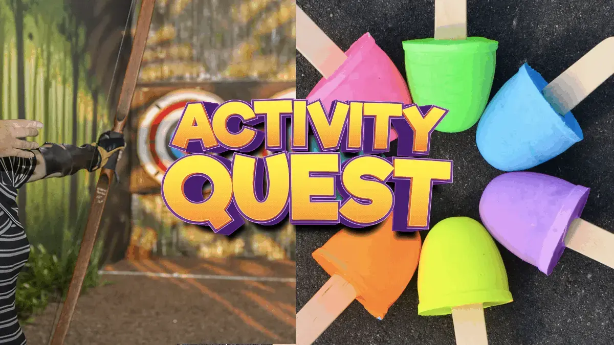Archery at Bear Grylls in Birmingham and Adam tells us how to make chalk lollies