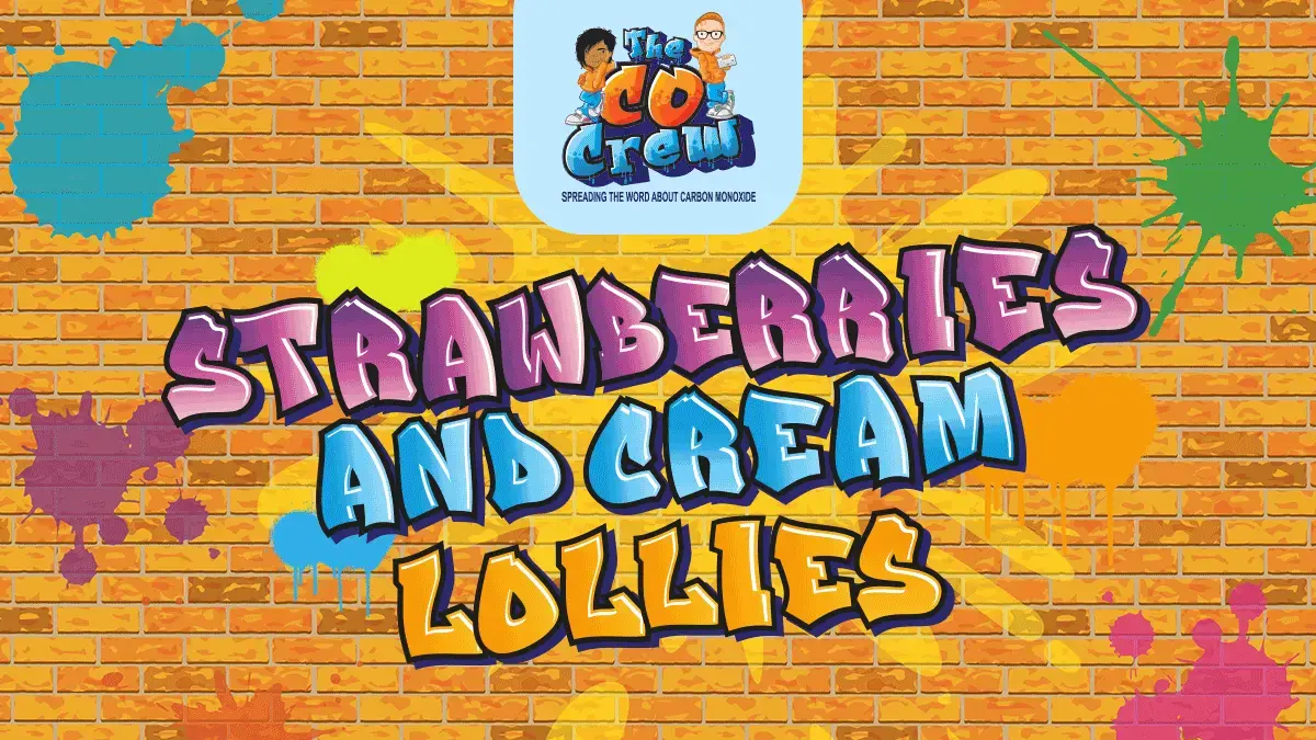 Strawberries and Cream Lollies