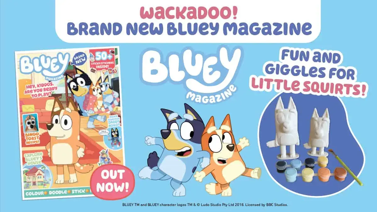 Say G’Day to the BRAND NEW Bluey Magazine!