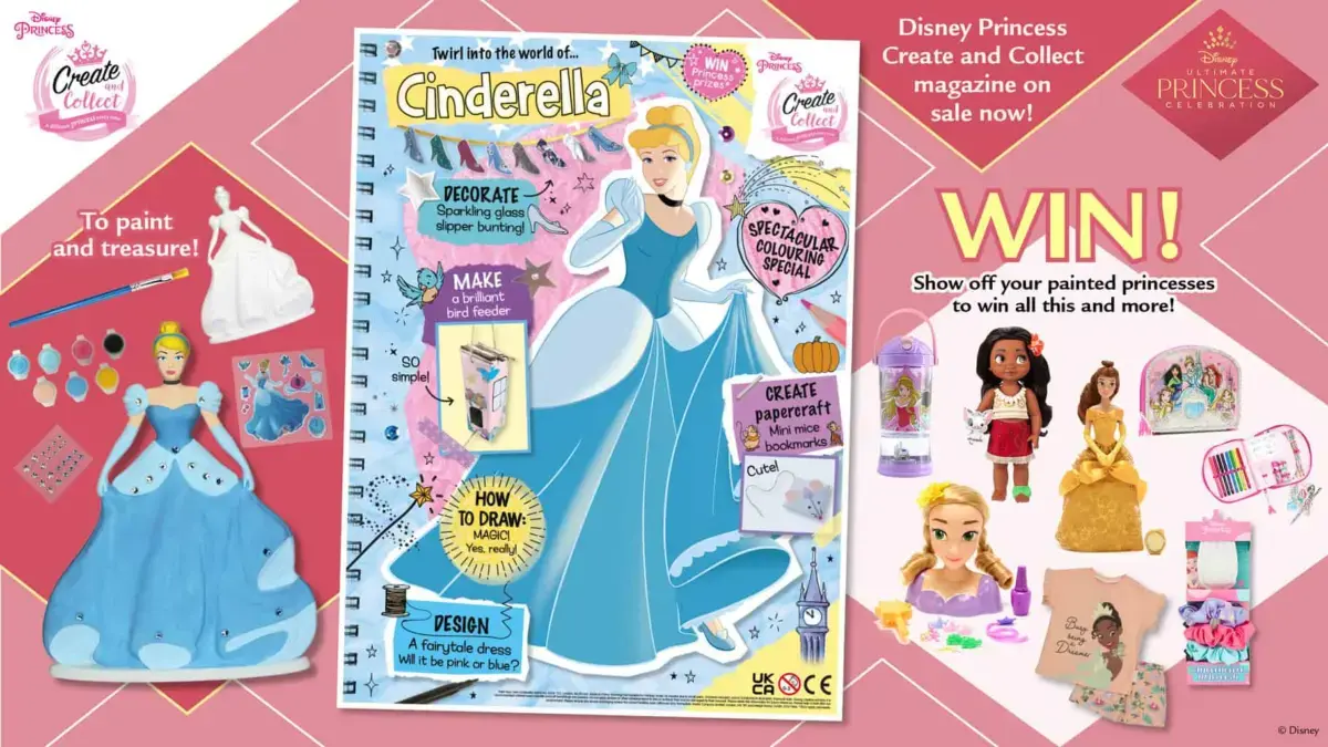 Win with Disney Princess Create and Collect magazine