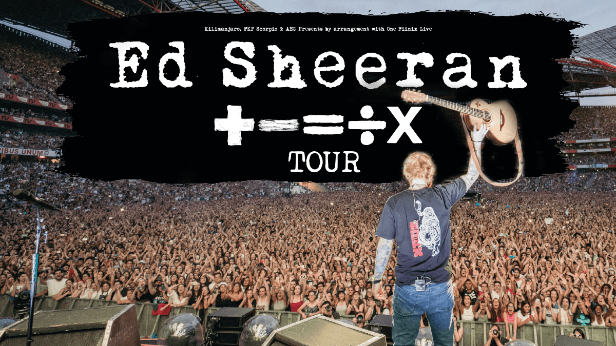 Ed Sheeran's + - = ÷ x Tour is here! - Fun Kids - the UK's children's ...