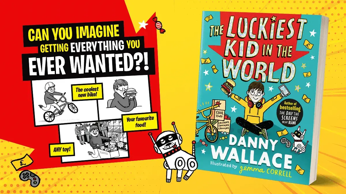 Brand new ‘The Luckiest Kid in the World’ book!