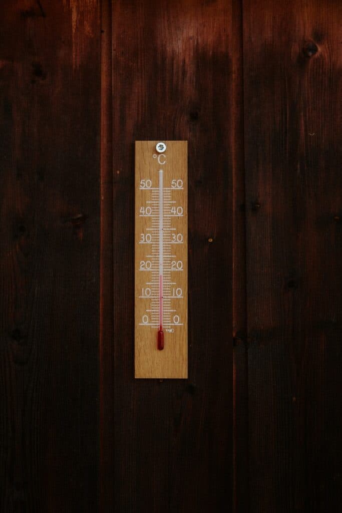 brown wooden wall mounted device