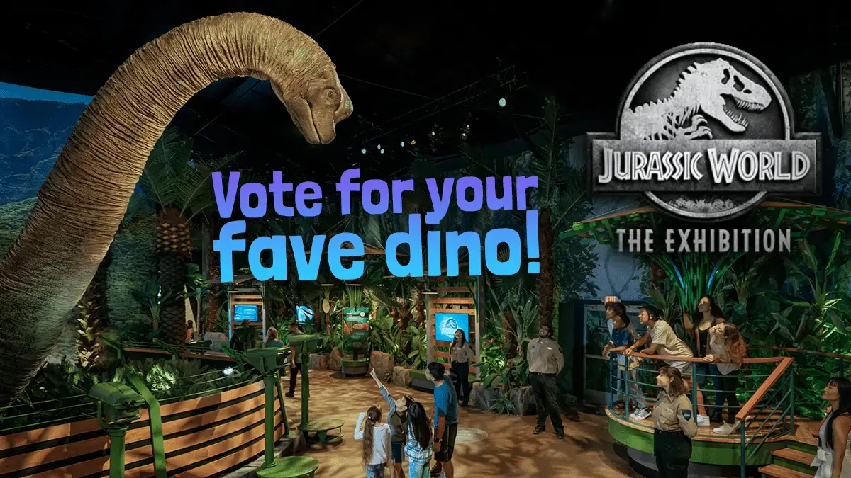 Favourite dinosaur results with Jurassic World: The Exhibition!