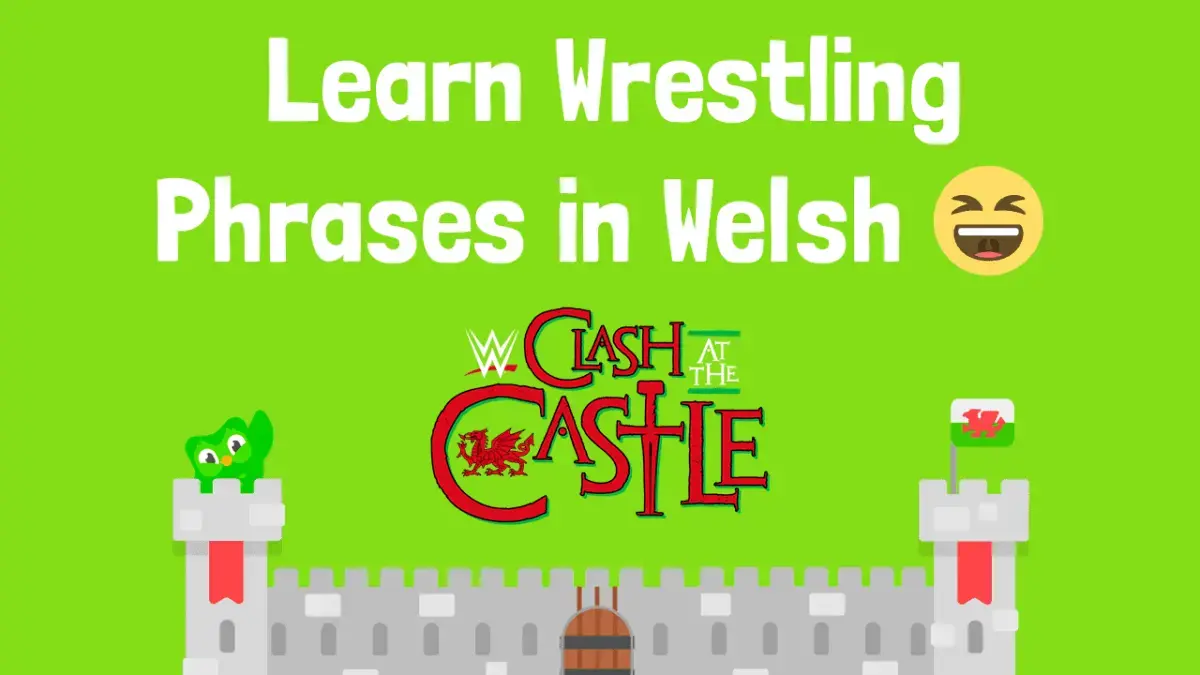 Learn wrestling phrases in Welsh!