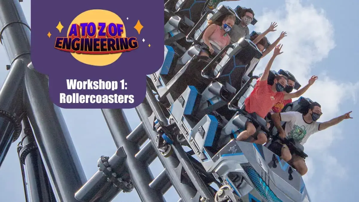 Download the free Fun Kids A to Z of Engineering workshop all about Rollercoasters!