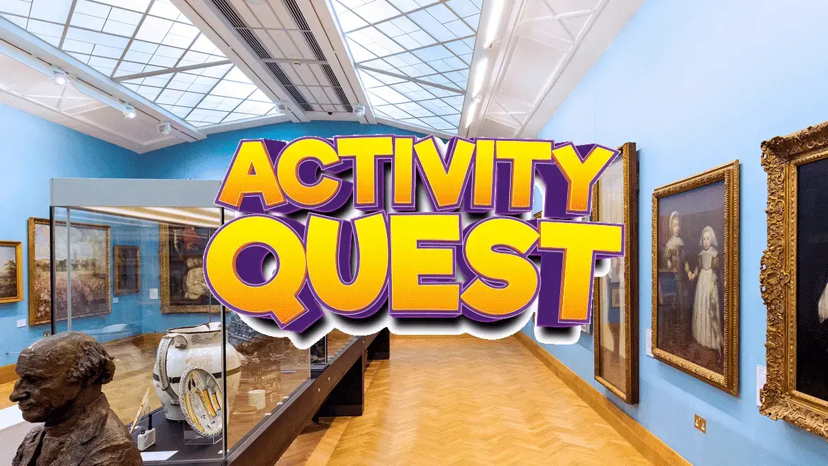 Adam visits The Beaney House of Art and Knowledge in Activity Quest