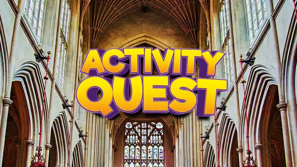 Adam visits Westminster Abbey for Activity Quest!