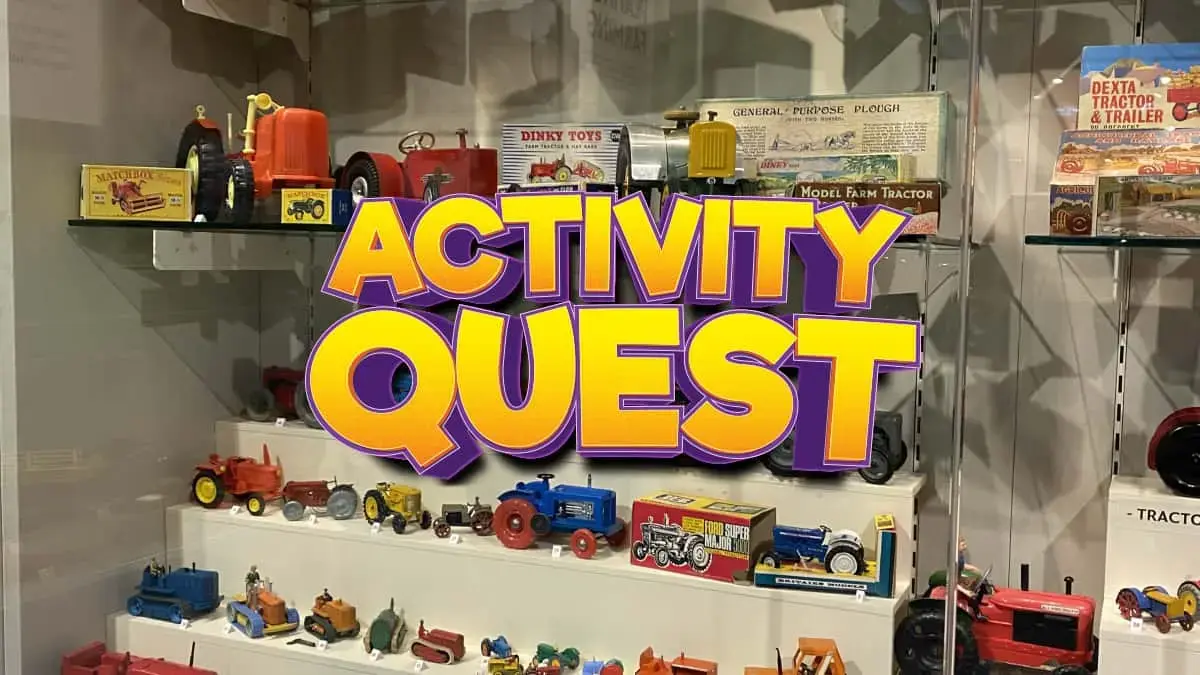 Adam visits the Museum of English Rural Life in Activity Quest!