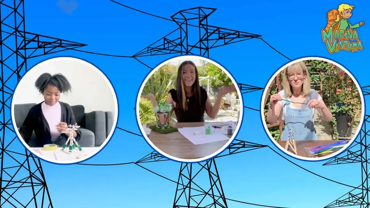 Watch the Fun Kids presenters design pylons!