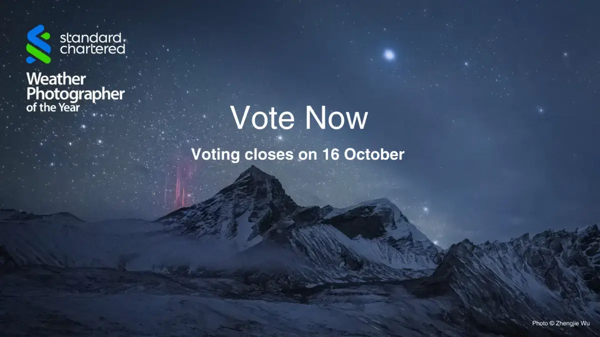 Shortlist for Standard Chartered Weather Photographer of the Year 2025 is here!