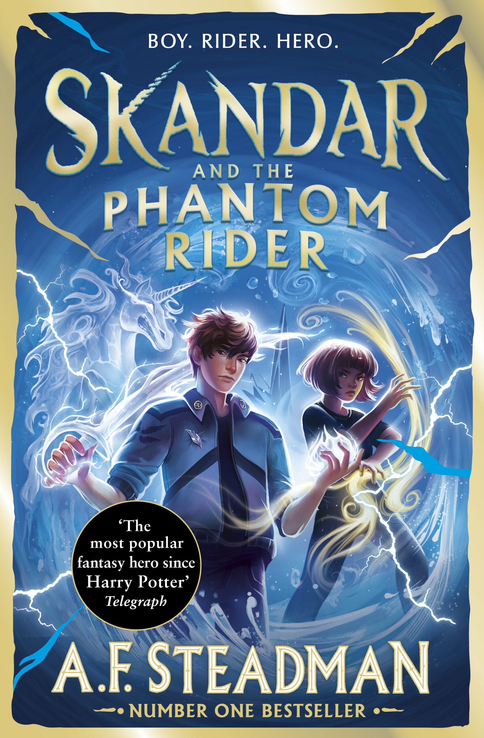 Skandar and the Phantom Rider - new edition cover