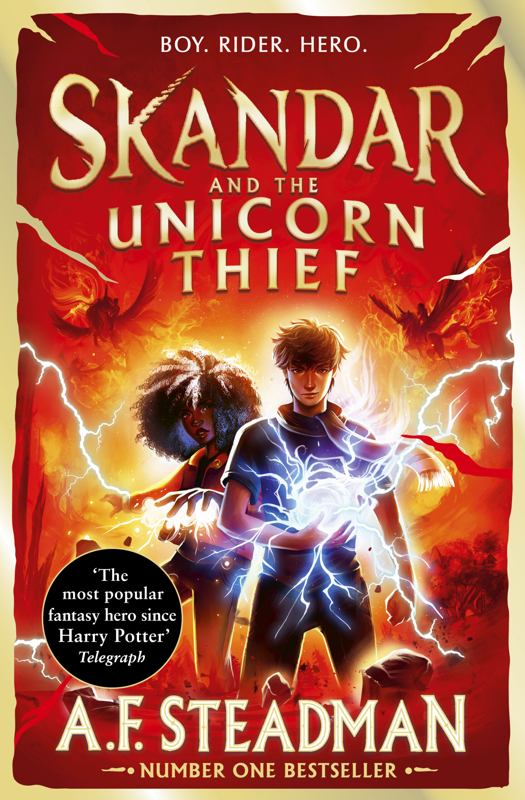 Skandar and the Unicorn Thief - new edition cover